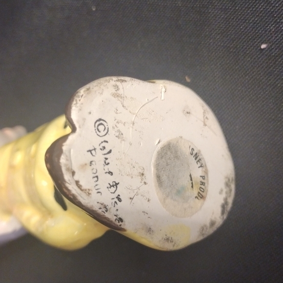 𝅺DISNEY'S vintage Snow White and the seven dwarfs 1940s dopey ceramic figurine - Picture 8 of 8